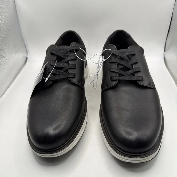 New Men's Lands End Sport Oxford Comfort Shoes  Black /White 10.5. New - Picture 6 of 12